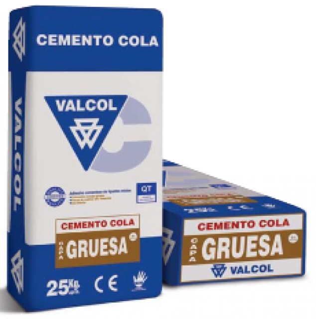 Cemento cola Capa Gruesa saco 25 kg